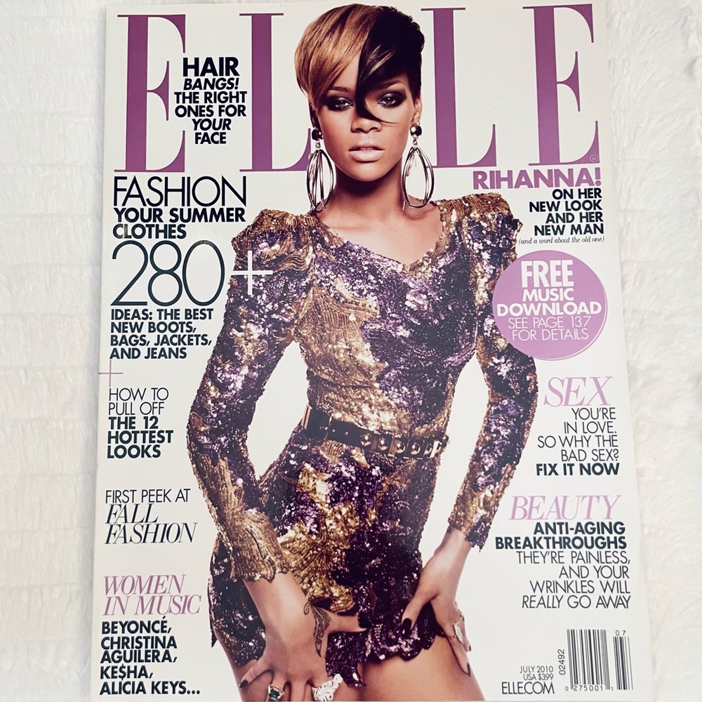 Rihanna Elle Magazine July 2010